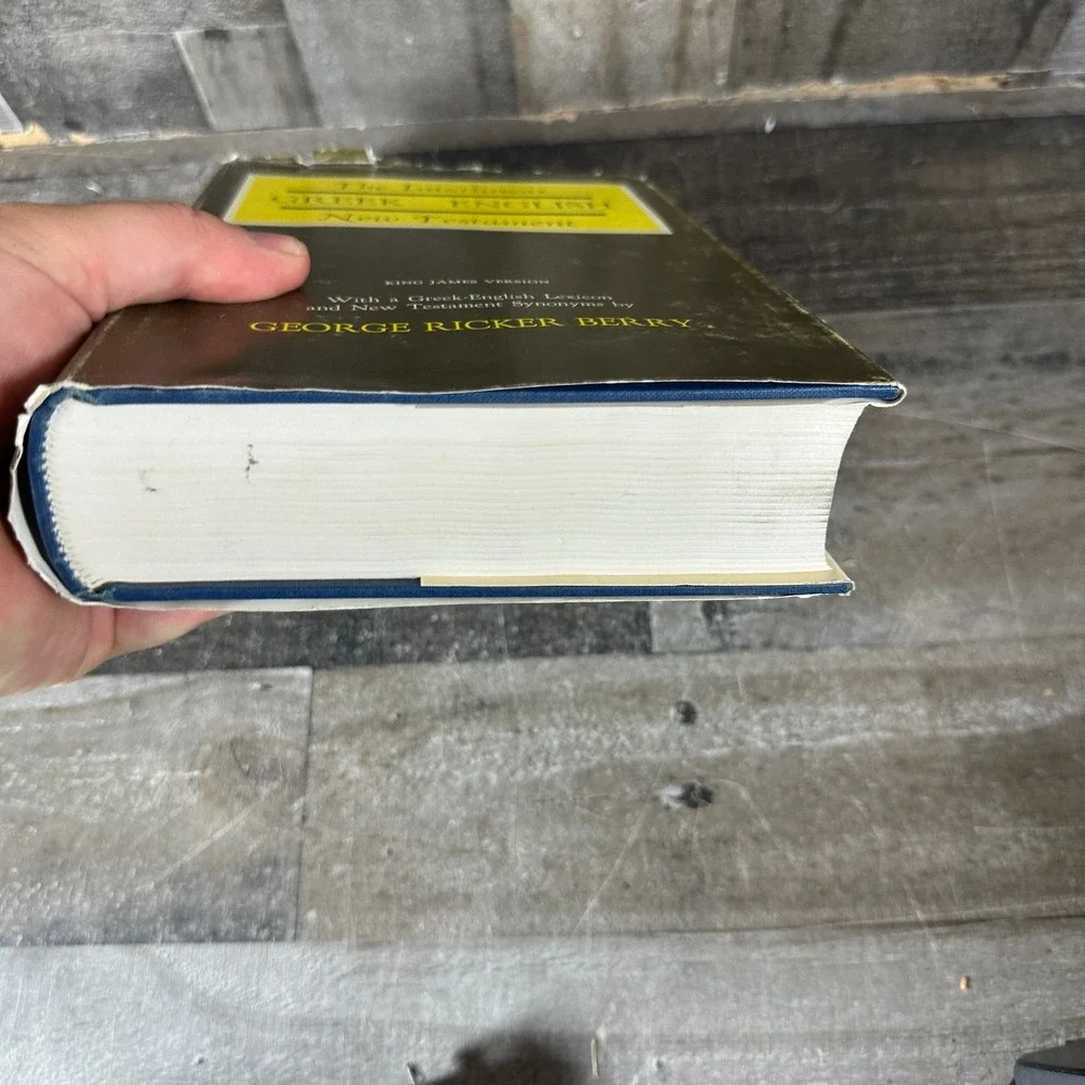 The Interlinear Greek - English New Testament George Ricker Berry Hardcover 1976